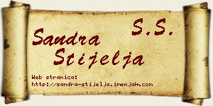 Sandra Stijelja vizit kartica